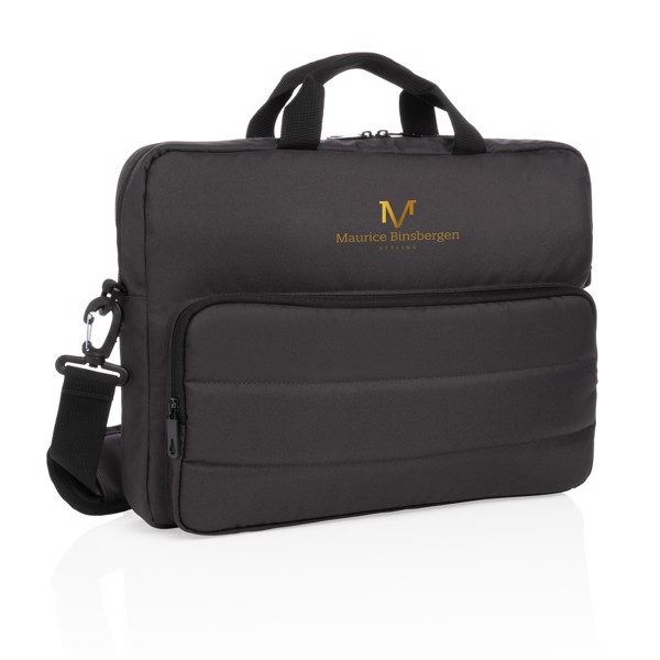 Xd Xclusive RPET laptop bag 15.6 inch, recycled - Black