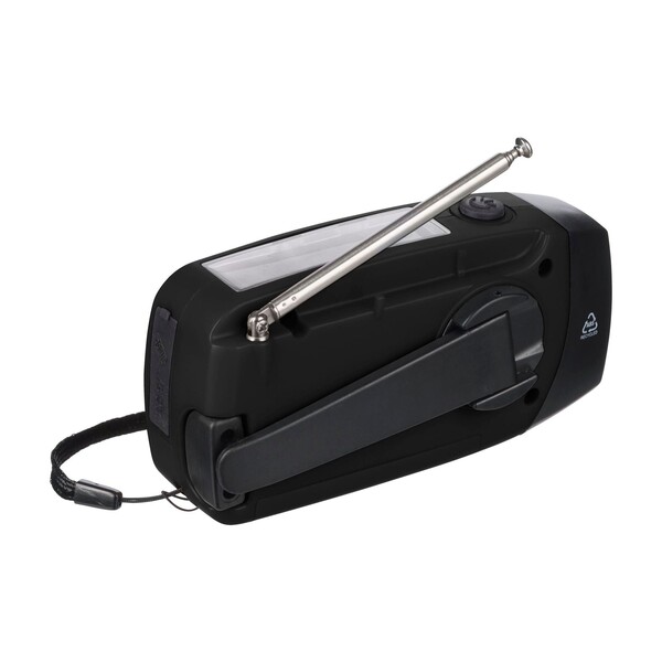 Emergency radio Solan - black
