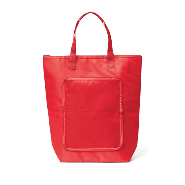 MAYFAIR. Foldable Cooler bag in 210D - Red