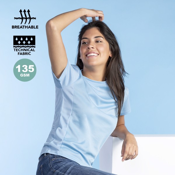 T-Shirt Mulher Tecnic Rox - Azul Claro / L