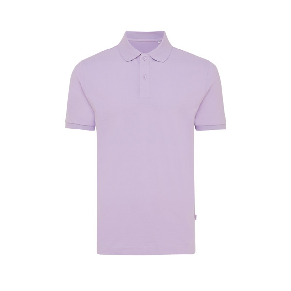 Polo en coton piqué et recyclé Iqoniq Yosemite - Lavender / XXS