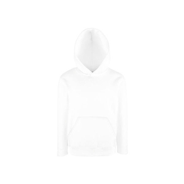 Sweatshirt Premium Hooded Kids 280G - 70% Algodão/ 30% Poliéster - Branco / 140-9/11