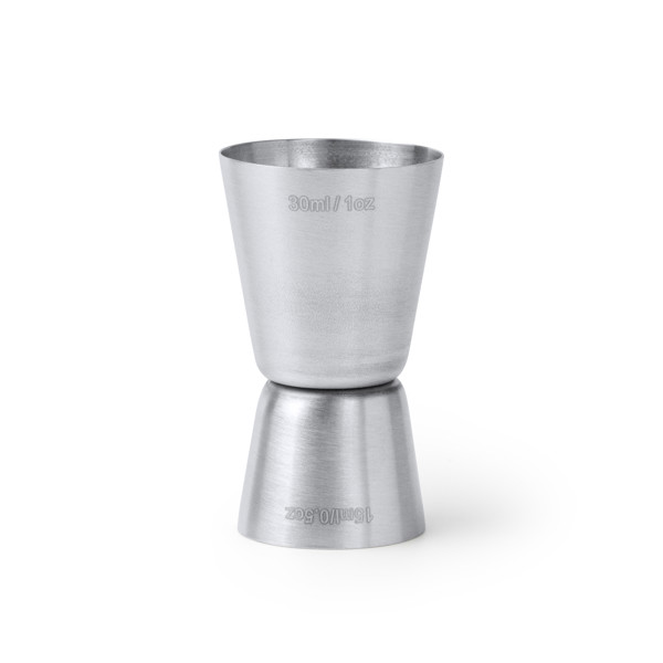 Personalised cocktail jigger in stainless steel 15/30 ml