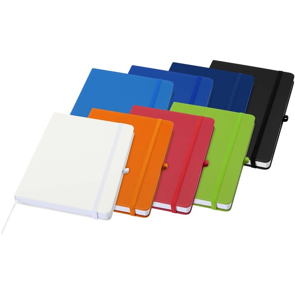 Spectrum A5 recycled hard cover notebook - White