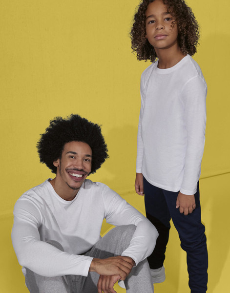 #E150LSL T-Shirt / Kids - White / 7/8 (122/128)