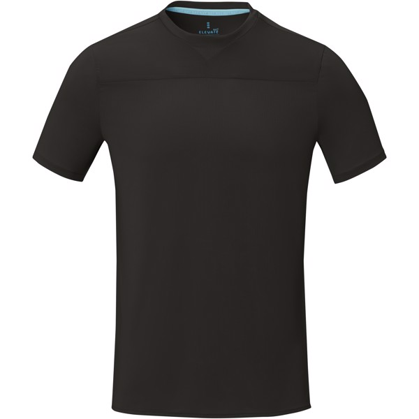 T-shirt cool fit de manga curta de GRS reciclado para homem de 160 g/m² Borax - Preto liso / XL