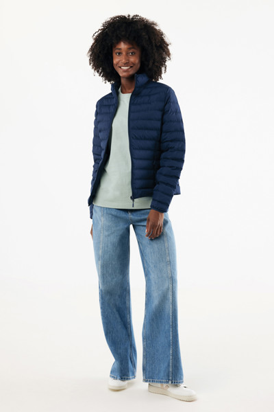 IQONIQ Maiko Damen Steppjacke aus recyceltem Polyester - Navy Blau / S