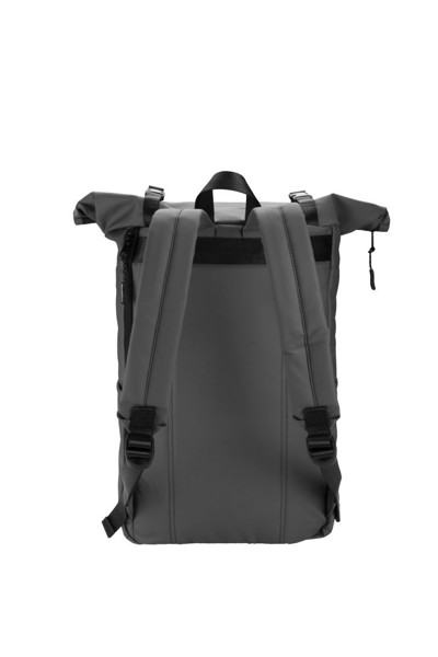 PEKTUSAN Rolltoprucksack - Grau