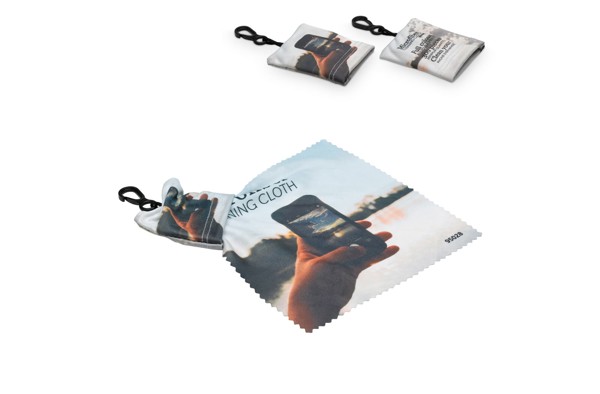 Keychain microfiber cloth 150x150mm