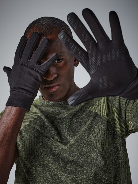 Softshell Sports Tech Gloves - Graphite Grey / L/XL