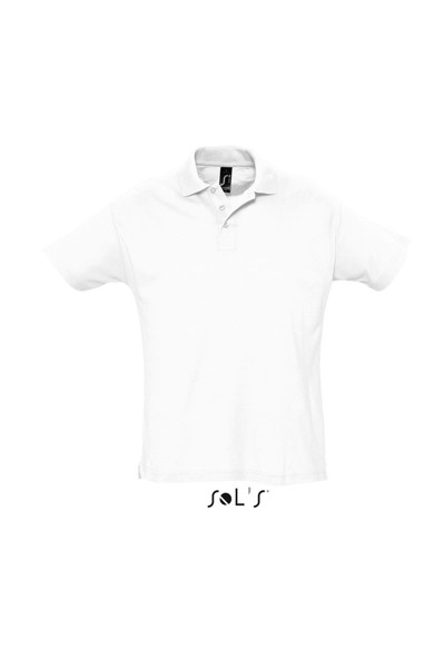 Sol's Summer Ii - Men's Polo Shirt - White / M