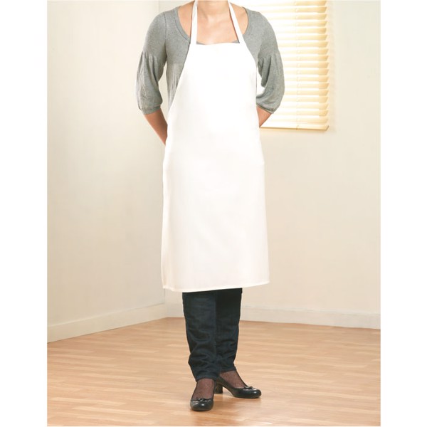 Kitab cotton kitchen apron 180 g/m² - White