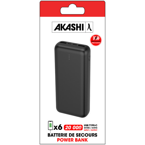 JINDAI - Batterie Powerbank ultra-compacte 20,000 mAh à charge rapide 22,5W
