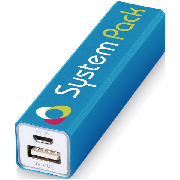 powerbank, power bank, opladen, oplader, laden - Bleu / 2600mAh