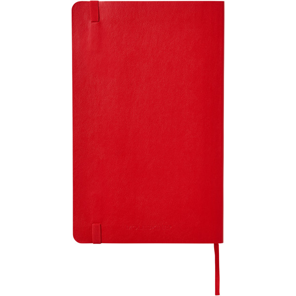 Moleskine Classic L soft cover notebook - ruled - Scarlet Red