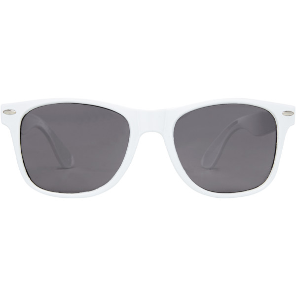 Lunettes de soleil Sun Ray en plastique recyclé - Blanc