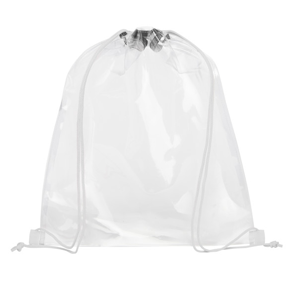 Sac à dos premium Lancaster 5L - Blanc / Translucide