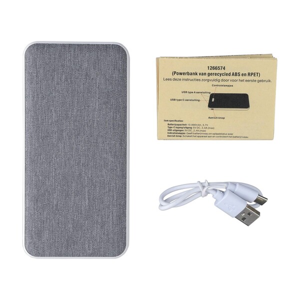 Power bank Tovi | Recycled | 10,000 mAh