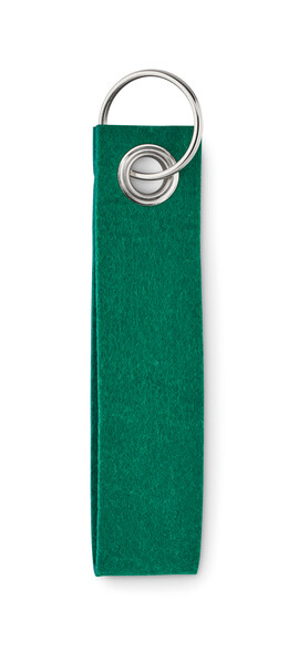 Portachiavi in feltro RPET Suora - Verde