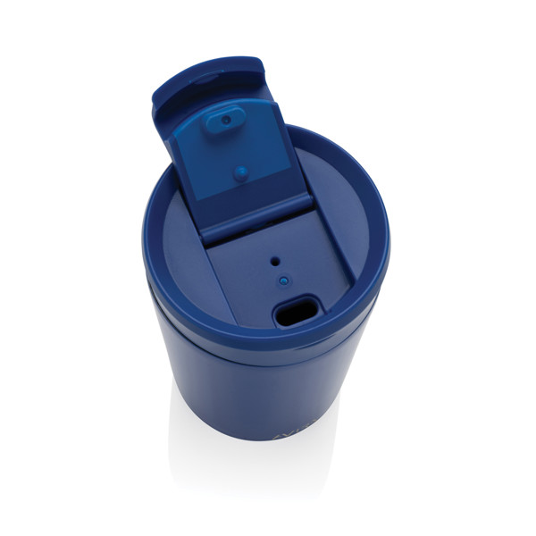 Mug 300ml en acier recyclé RCS Avira Alya - Bleu Royal