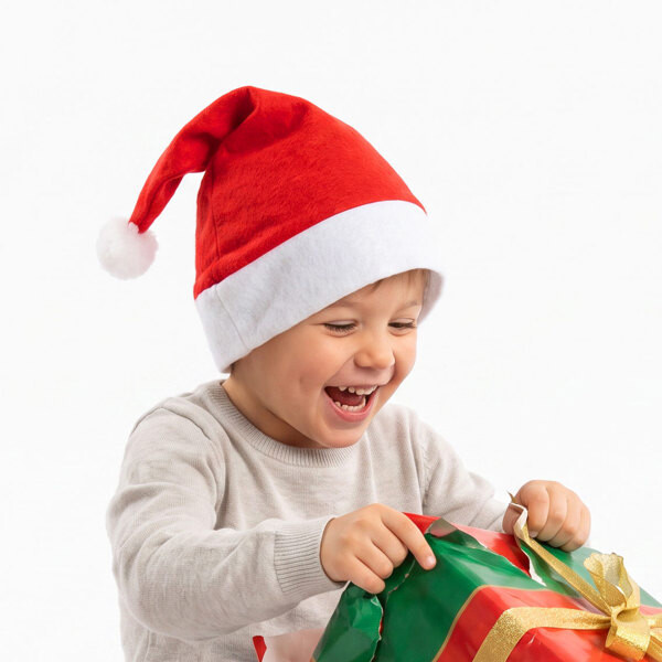 Gorro navideño infantil personalizado de Papá Noel