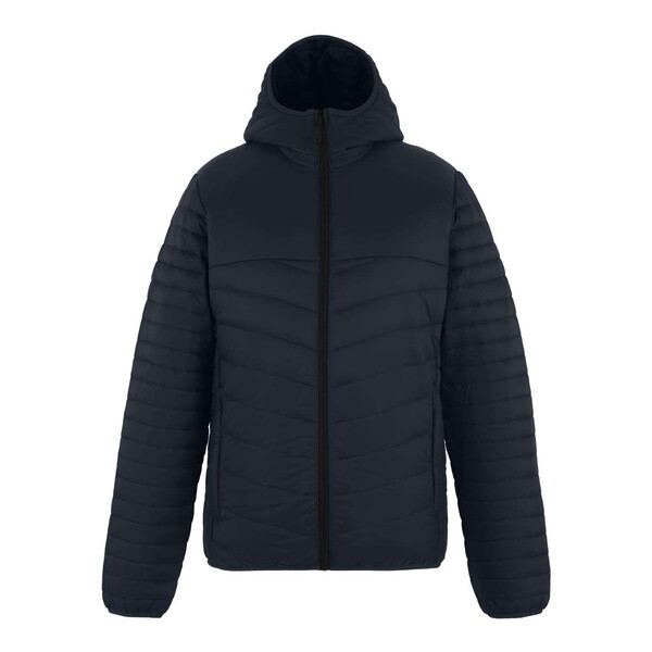 Loftlite Hooded Baffle Jacket - Navy / Black / M