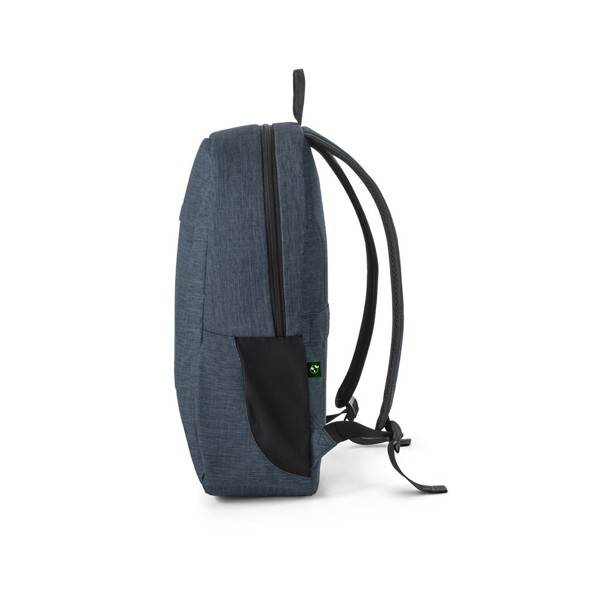 BUSINESS. Mochila para computador portátil em 300D 100% rPET - Azul