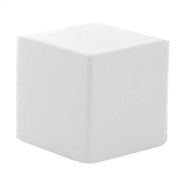 Balle anti-stress Cubix - Blanc