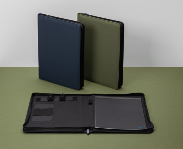 Impact Aware tech portfolio A4, 300D recycled rPET - Black
