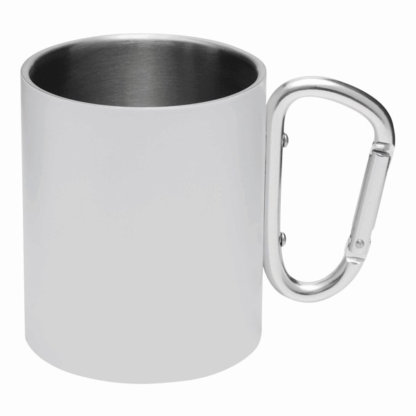 Edelstahl Becher Deep Valley - Weiß