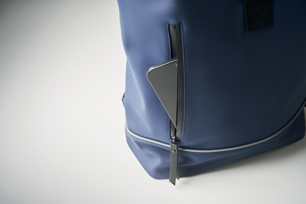 Sac à dos en PU pour ordinateur Laptosa - Bleu