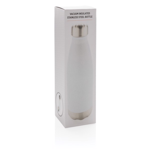 Izolirana steklenica Xd Collection, 500 ml iz nerjavečega jekla - Bela