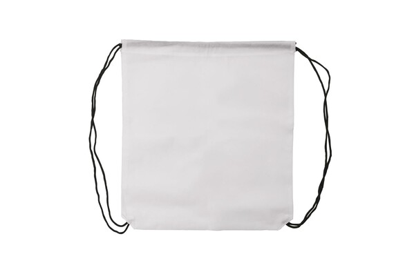 Sac cordelette non-tissé 75g/m² - Blanc