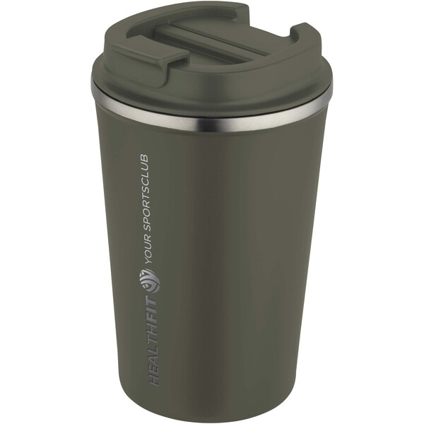 Bicchiere termico in acciaio inossidabile a doppia parete Newport da 350 ml - Verde foresta