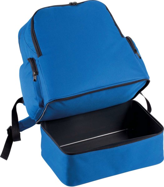 Team Sports Backpack With Rigid Bottom - Black