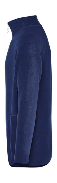 Signature Tagless Microfleece Full Zip Men - Dark Black / 5XL