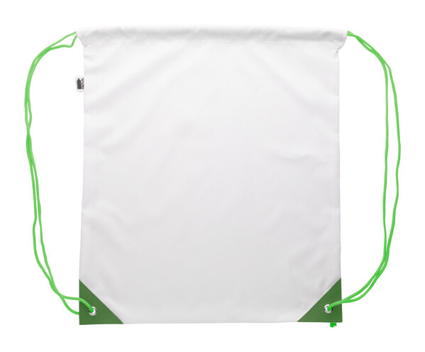 Sac piscine personnalisé CreaDraw Plus RPET - Vert / Blanc