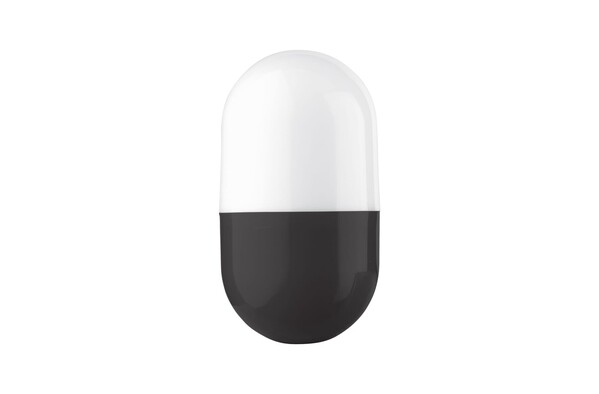Lampe forme d'oeuf - Noir