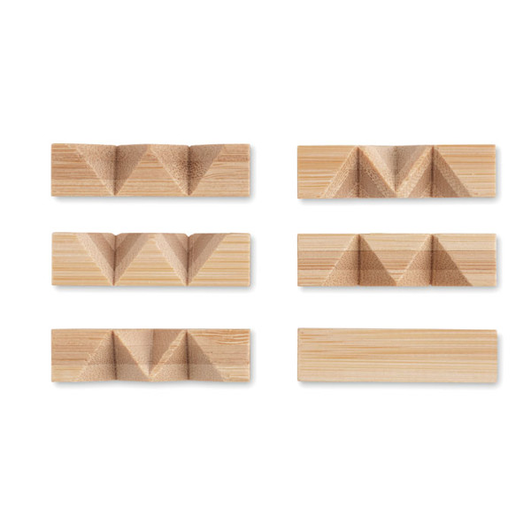 MB - Bamboo brain teaser star shape Cubenats