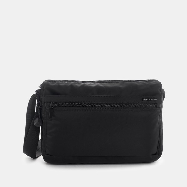 Geantă EYE Medie | Crossbody M + RFID - Hedgren - Black