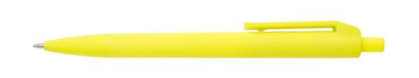 Londi plastic ballpoint pen, blue ink, large refill - Yellow