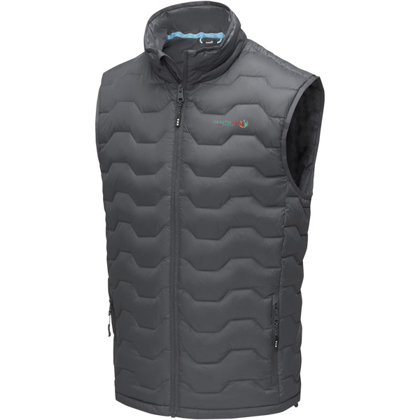 Epidote men's GRS recycled insulated down bodywarmer - Storm Grey / L