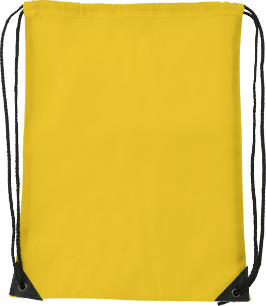 Yellow drawstring backpack sales