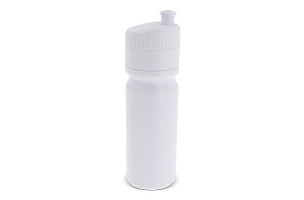 Sportsflaske med kant 750ml - Hvid / Hvid