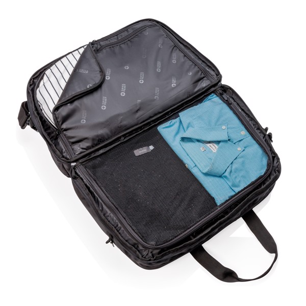 XD - Swiss Peak RFID duffle with suitcase opening