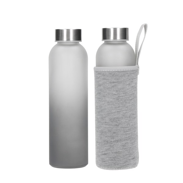 Glasflasche Mit Hülle "Iced" 0,45 L