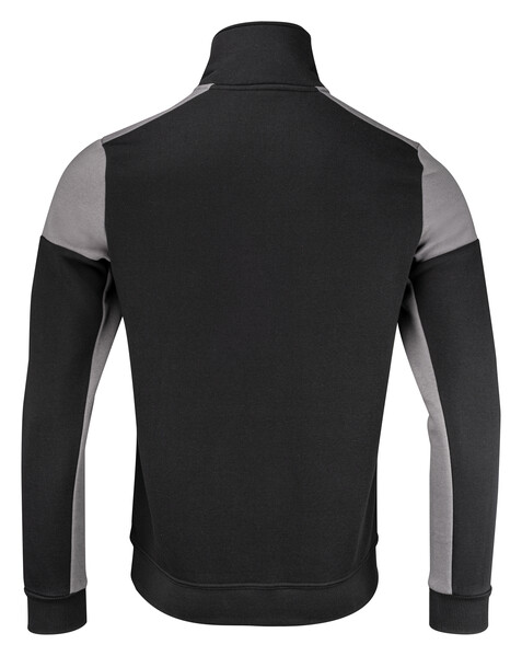 Printer Prime Halfzip Sweater Black/Anthra 4XL