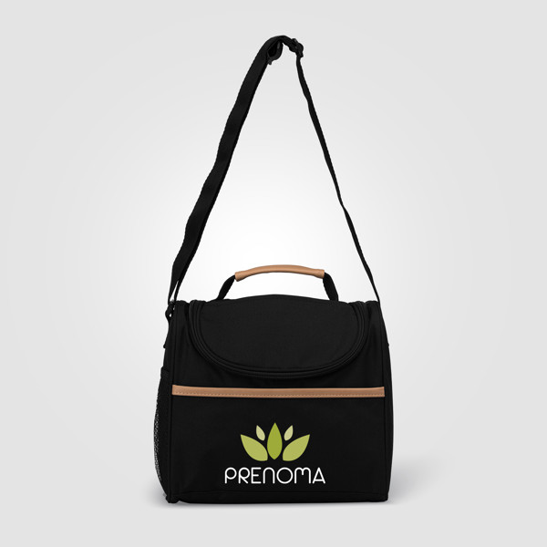 Lund - 600D rPET Cooler - Black / Silkscreen