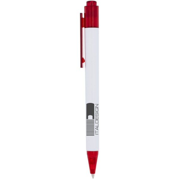 Kuličkové pero Calypso - Červená s efektem námrazy