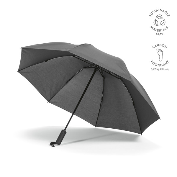 Presley Foldable Umbrella - Tmavě Šedá